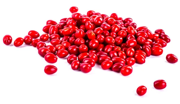 Red fresh berries on white background. Stock Photo