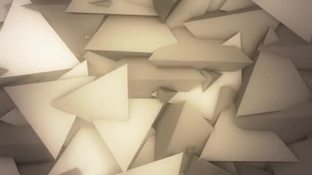 Abstrakcja-piramidy Vj pętli — Wideo stockowe