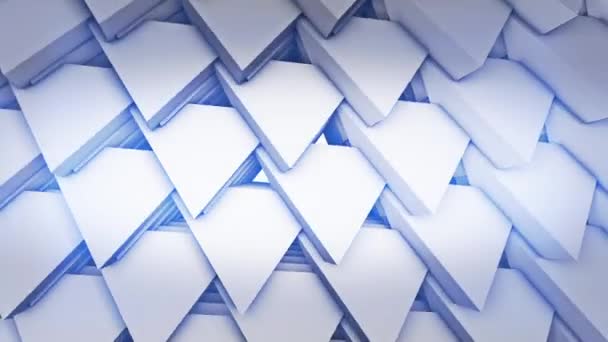 Abstract Wall From Pyramids VJ Loop — Stock video