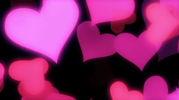 Coeurs lumineux Vj Loop 