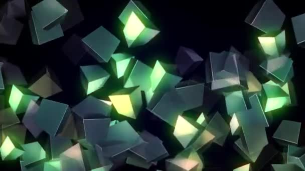 Cubes lumineux Vj Loop — Video