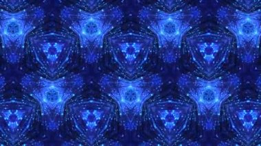 Parlak noktalar Kaleidoscope arka plan