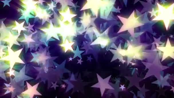 Stelle luminose VJ Loop — Video Stock