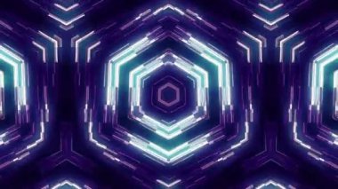 Parlayan fraktal soyut Vj döngü