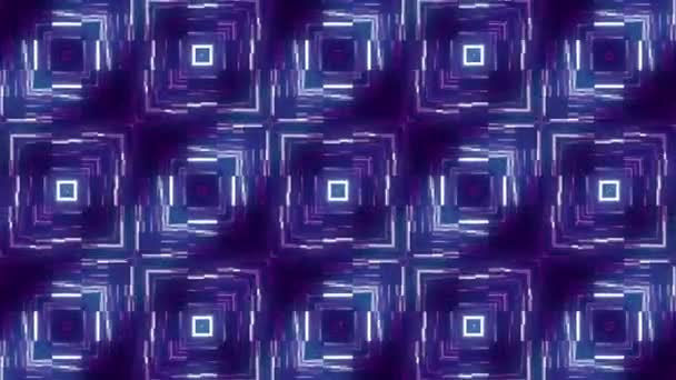 Resplandeciente fractal abstracto Vj Loop — Vídeos de Stock