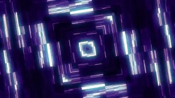 光るフラクタル抽象的な Vj ループ — ストック動画