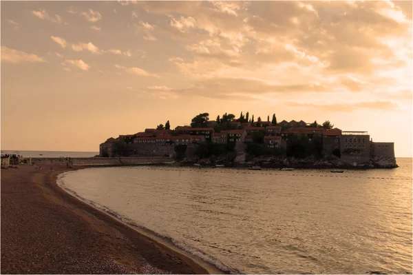 Island Hotel Sveti Stefan — Stock Photo, Image