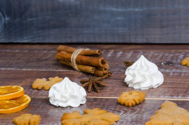 Noel gingerbread çerezleri farklı dekorasyon ile