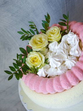 pembe çikolata kadife kek güzel Güllü