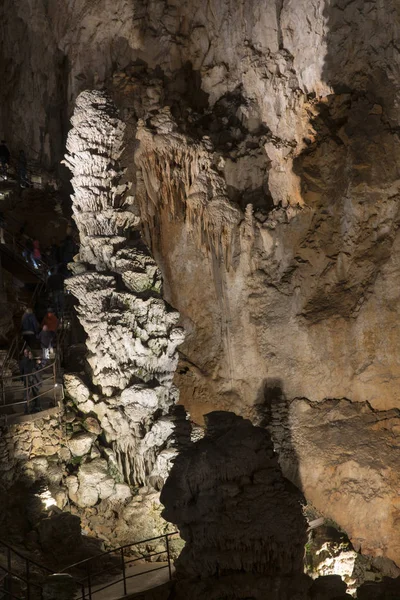 Докладна інформація про Grotta Gigante в Трієст, Італія — стокове фото
