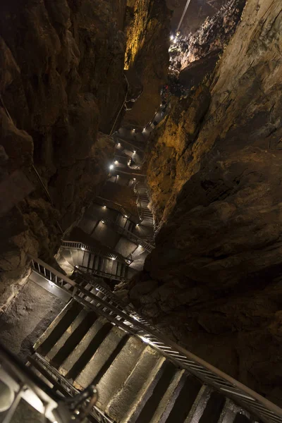 Nærmere oplysninger om Grotta Gigante i Trieste Italien - Stock-foto