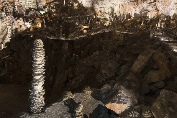 Докладна інформація про Grotta Gigante в Трієст, Італія Ліцензійні Стокові Фото