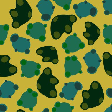 soyut çok renkli şekiller noktalar ve daireler biçimsiz vektörler