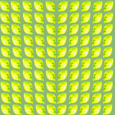 limon turunçgilleri olgunlaşmış suluboya kusursuz desen tekrarlanıyor