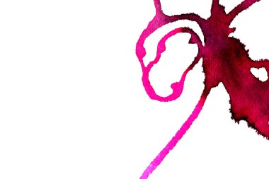 Beyaz şaraptan gelen grunge kırmızısı lekeli şık arkaplan