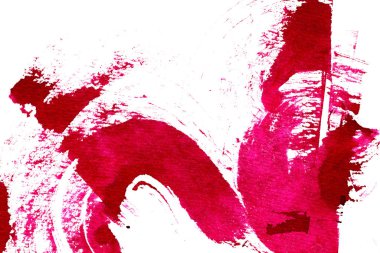 Grunge pembe fırça darbesi. Soyut el boyalı element. Altı çizili ve sınır tasarımı. Yumuşak bir arka plan. Geometri sanatsal kaos