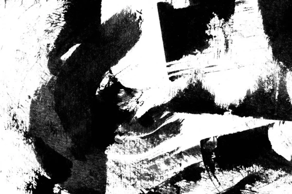 Úder Štětcem Textura Kartáč Bílém Pozadí Grunge Abstraktní Ručně Kreslený Royalty Free Stock Fotografie