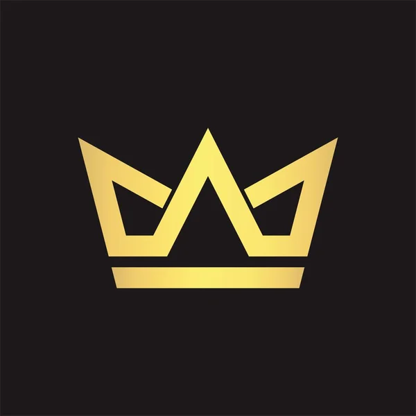 Crown Logo Design Template Vector Illustration — Stock Photo, Image