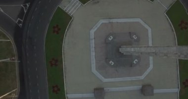 Kamera üzerinde yıldız Savaş Anıtı Odessa'daki üzerinde hareket eder