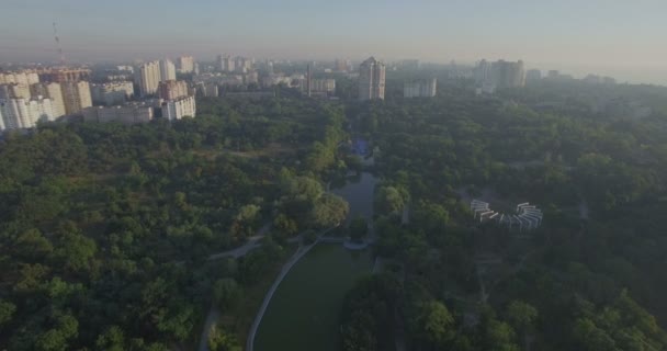 Peremohy Park és Odessza Skyline Ukrajna — Stock videók