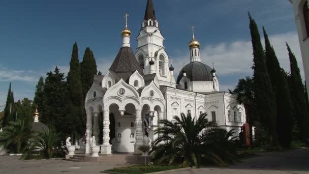 Die Kathedrale des Erzengels Michael Sotschi — Stockvideo