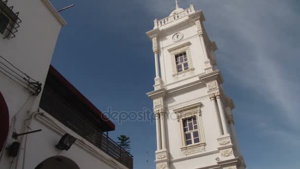 Clock tower of the Medina of Tripoli, Libya — Stock Video