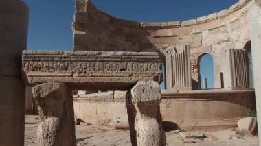 Ayrıntılar Leptis Magna Libya pazarında
