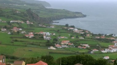 Horta Pont da Espalamaca Azores dan görünüm