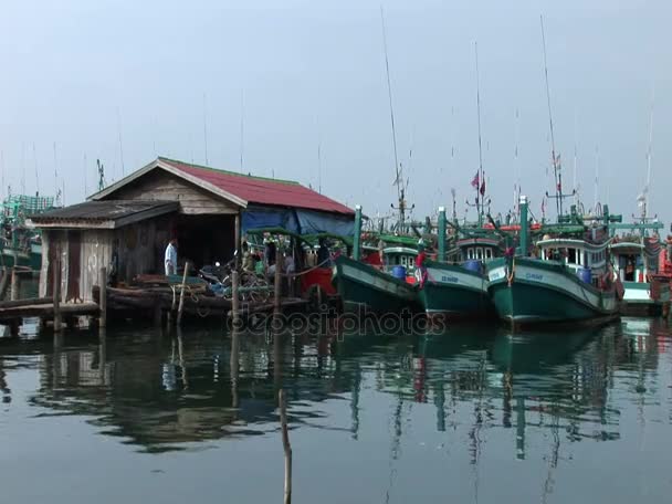 Le village de pêcheurs Sihanoukville — Video