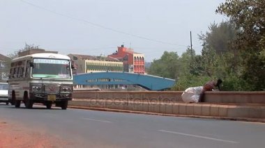 Goa, Hindistan yolda otobüs