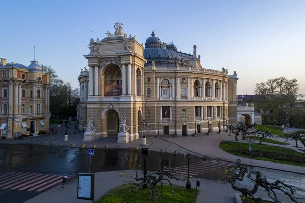 Drone imagen de la Ópera de Odessa — Foto de Stock