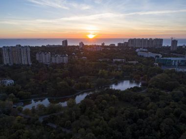 Zafer Parkı Odessa'nın hava atış 