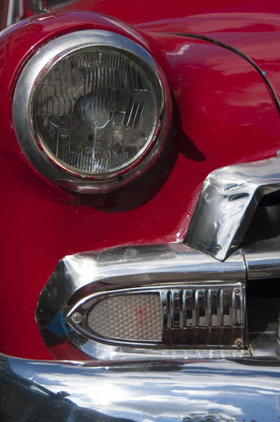 Detalles Coche Americano Clásico Habana Vieja Cuba —  Fotos de Stock