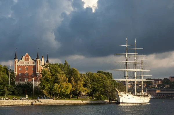 Stockholm İsveç 'teki Skeppsholmen Adası