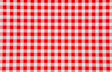 Kırmızı ve beyaz kareli bir arka plan