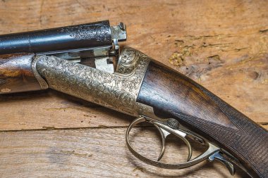 güzel av tüfeği yakın çekim