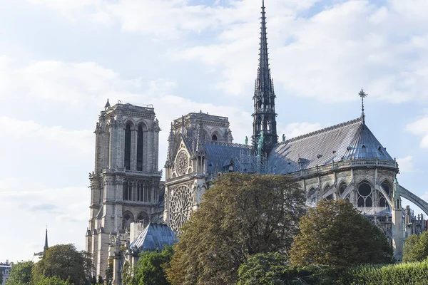 París Francia 2018 Hermosa Vista Notre Dame Pari — Foto de Stock
