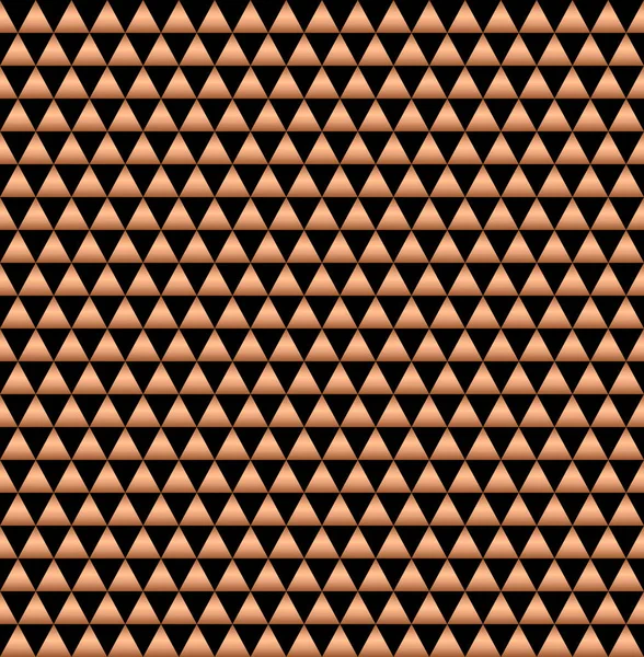 Abstract geometric golden seamless painted black background. Endless pattern of holiday packaging — ストックベクタ