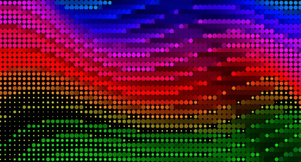 Vektor Abstrakte Illustration Eines Leuchtend Farbigen Hintergrundes Stil Der 80Er — Stockvektor