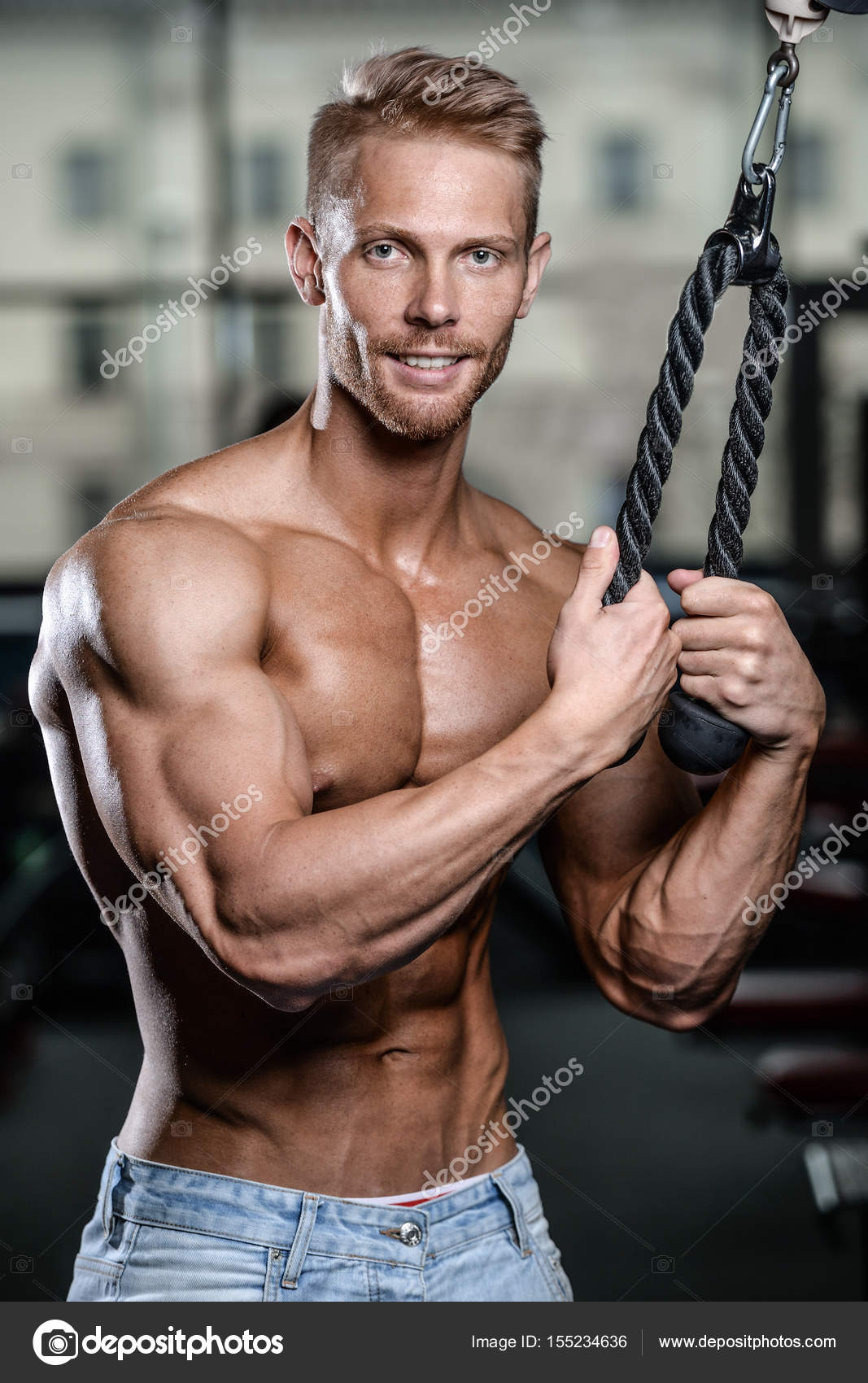 Sexy Muscle Men in White Underwear | Fitness Men