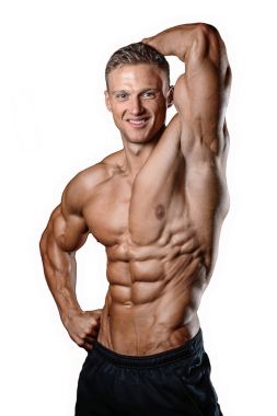 Beyaz seksi fitness modeli ab kadar yakın spor salonu