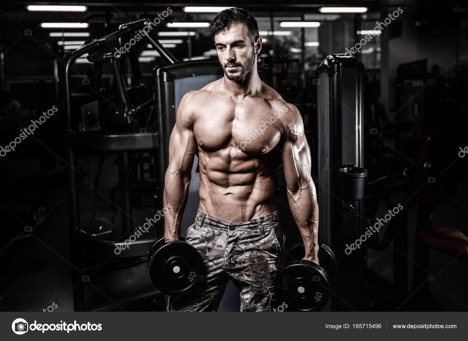 Male Fitness Model Workouts