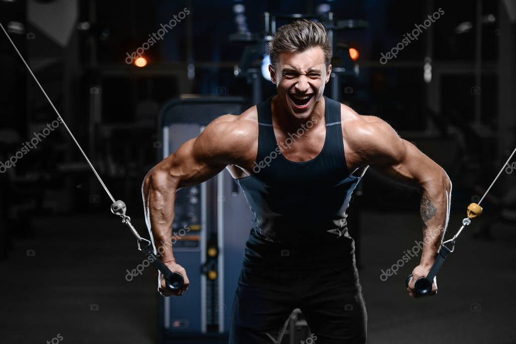 Solo gym handsome party