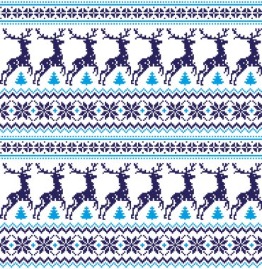 Yeni yıl Noel desen piksel