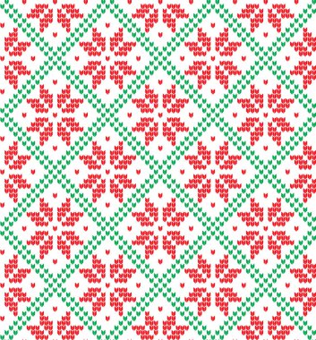 Örgü Noel ve Yeni Yıl deseni