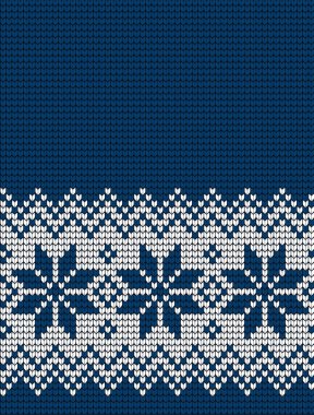 Örgü Noel ve Yeni Yıl deseni