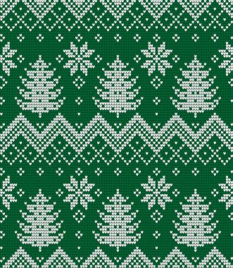 Örgü Noel ve Yeni Yıl deseni