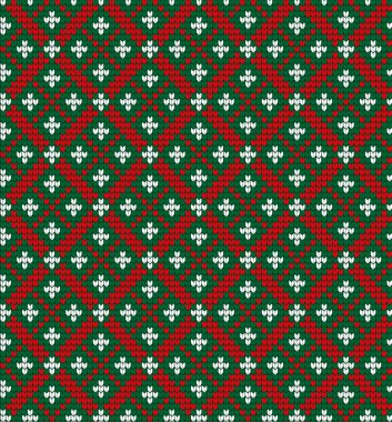 Örgü Noel ve Yeni Yıl deseni