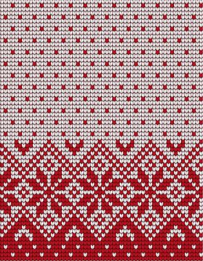 Örgü Noel ve Yeni Yıl deseni