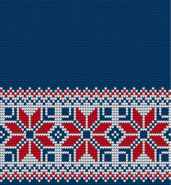 Örgü Noel ve Yeni Yıl deseni